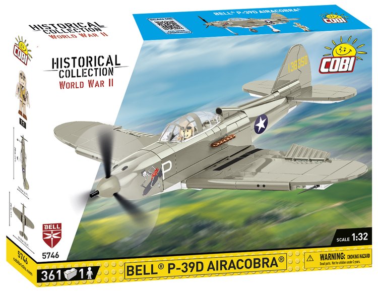 COBI Bell P-39D Airacobra Fighter 361pc