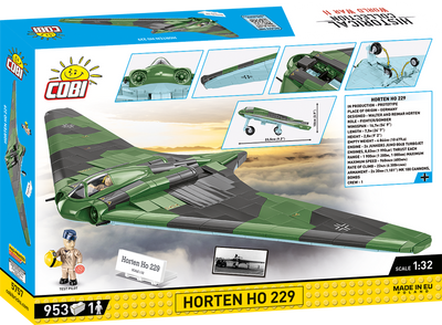 COBI - Construction Blocks, COBI Horten Ho 229 Fighter/Bomber Jet 953pc