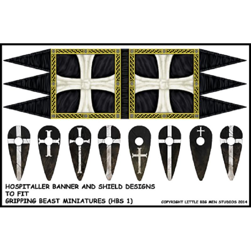 Milites Christi Hospitaller Banners & Shield Transfers