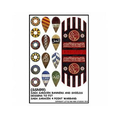 Saracen Banners & Shield transfers