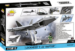 COBI Lockheed F-22 Raptor Fighter Jet 695pc