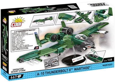 COBI - Construction Blocks, COBI A-10 Thunderbolt II Warthog Attack Aircraft 667pc