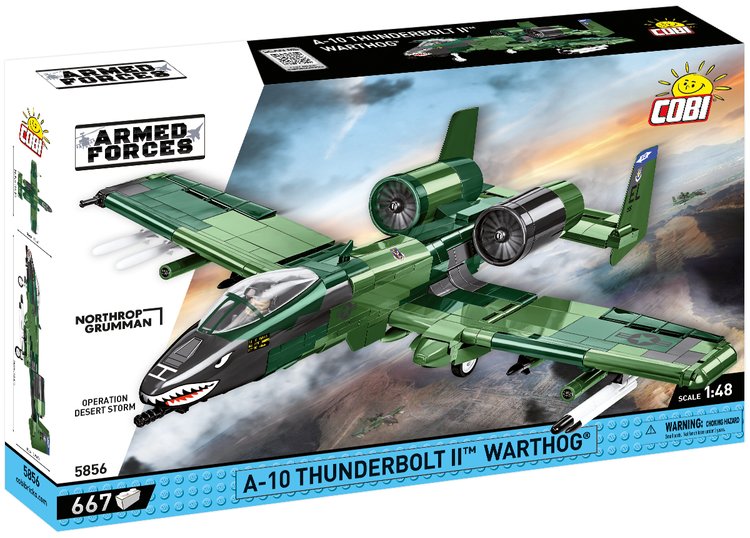 COBI A-10 Thunderbolt II Warthog Attack Aircraft 667pc