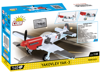 COBI - Construction Blocks, COBI Yakovlev YAK-3 Fighter 140pc