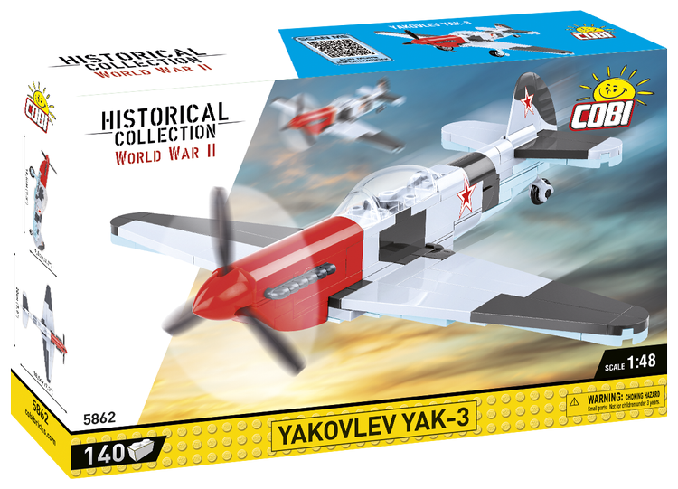 COBI Yakovlev YAK-3 Fighter 140pc