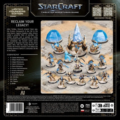 Miniatures, Starcraft Tabletop Miniatures Game: Protoss Starters Set Founders Edition