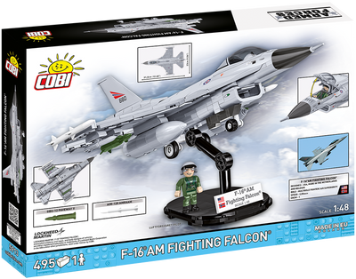 COBI - Construction Blocks, COBI F-16 AM Fighting Falcon Fighter 495pc