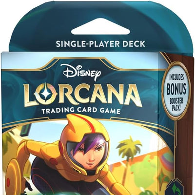 On Sale, Disney Lorcana TCG: Azurite Sea Starter Deck Emerald and Sapphire