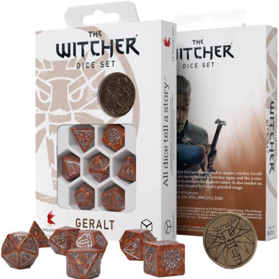 Dice, The Witcher Dice Set: Geralt – The Monster Slayer