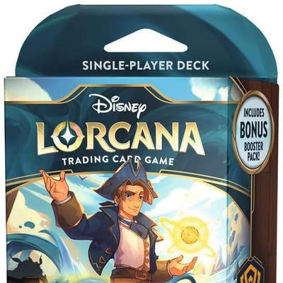 On Sale, Disney Lorcana TCG: Azurite Starter Deck Amber and Ruby
