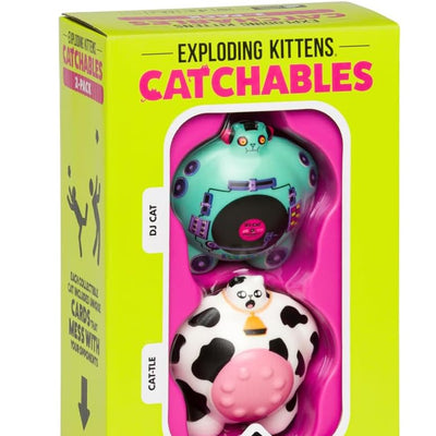 Cats, Exploding Kittens Catchables 2-Pack DJ Cat & Cat-tle