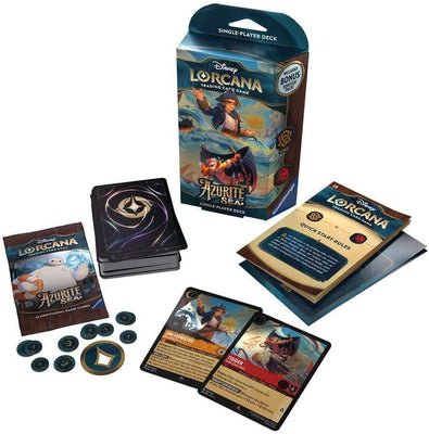 On Sale, Disney Lorcana TCG: Azurite Starter Deck Amber and Ruby