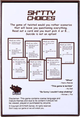 R18+ Games, Sh*tty Choices