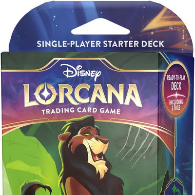 On Sale, Disney Lorcana TCG: Shimmering Skies Starter Deck Emerald and Steel