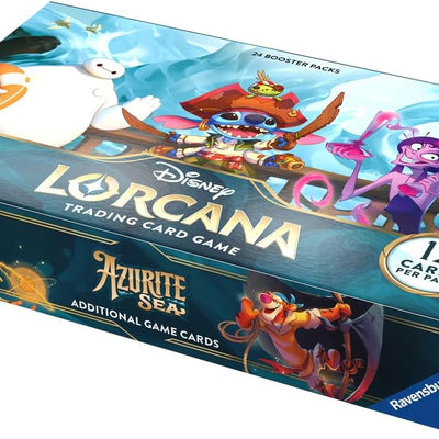 On Sale, Disney Lorcana TCG: Azurite Sea 24 Booster Pack Carton