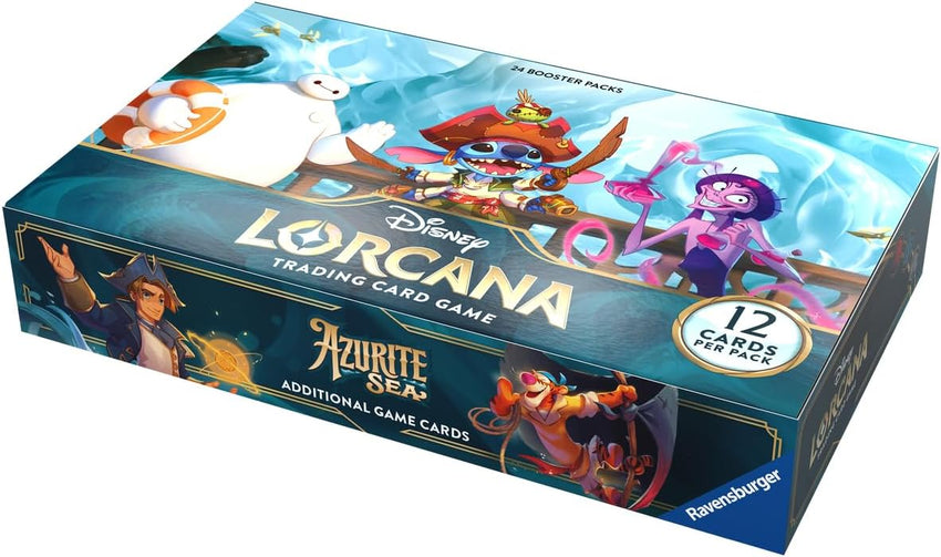 Disney Lorcana TCG: Azurite Sea 24 Booster Pack Carton