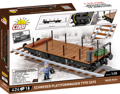 COBI Schwerer Plattformwagen Type Ssys Train Car 424pc