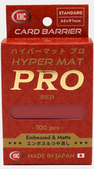 KMC Sleeves: Hyper Mat Pro Red 100ct