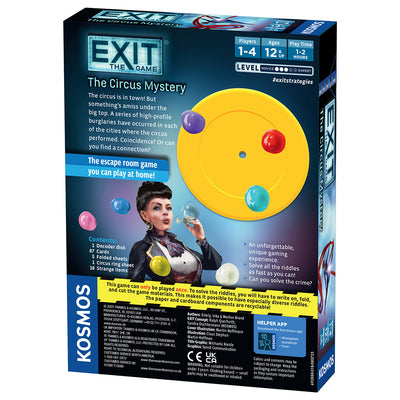 Cooperative Games, EXIT – The Game: The Circus Mystery