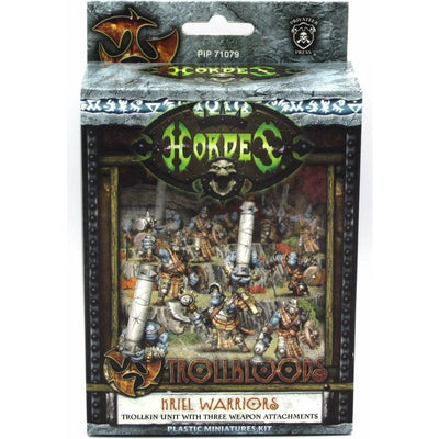 Miniatures, Hordes: Trollbloods – Kriel Warriors Trollkin Unit with Weapon Attachments