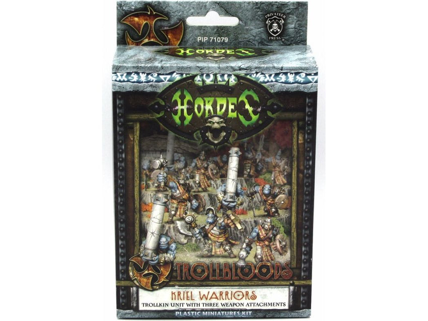 Hordes: Trollbloods – Kriel Warriors Trollkin Unit with Weapon Attachments