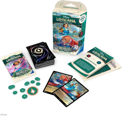 On Sale, Disney Lorcana TCG: Archazia's Island Starter Deck Ruby and Sapphire
