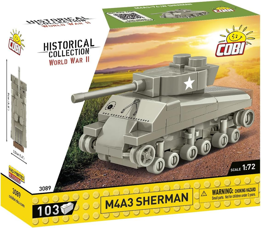 COBI M4A3 Sherman Tank 103pc