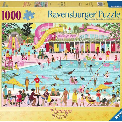 Jigsaw Puzzles, Ravensburger: Flamingo Park 1000pc Puzzle