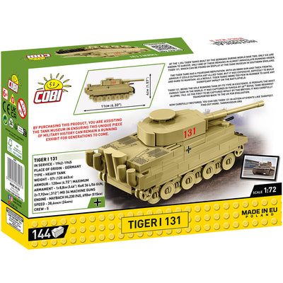 All Products, COBI Tiger I 131 Tank 144pc