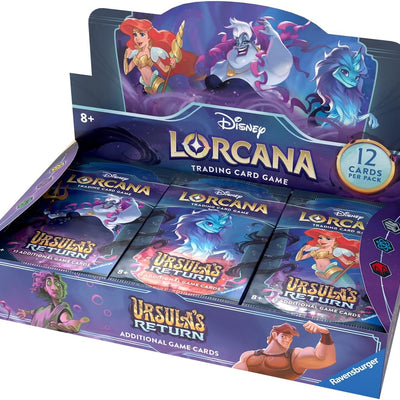 On Sale, Disney Lorcana TCG: Ursula's Return 24 Booster Pack Carton