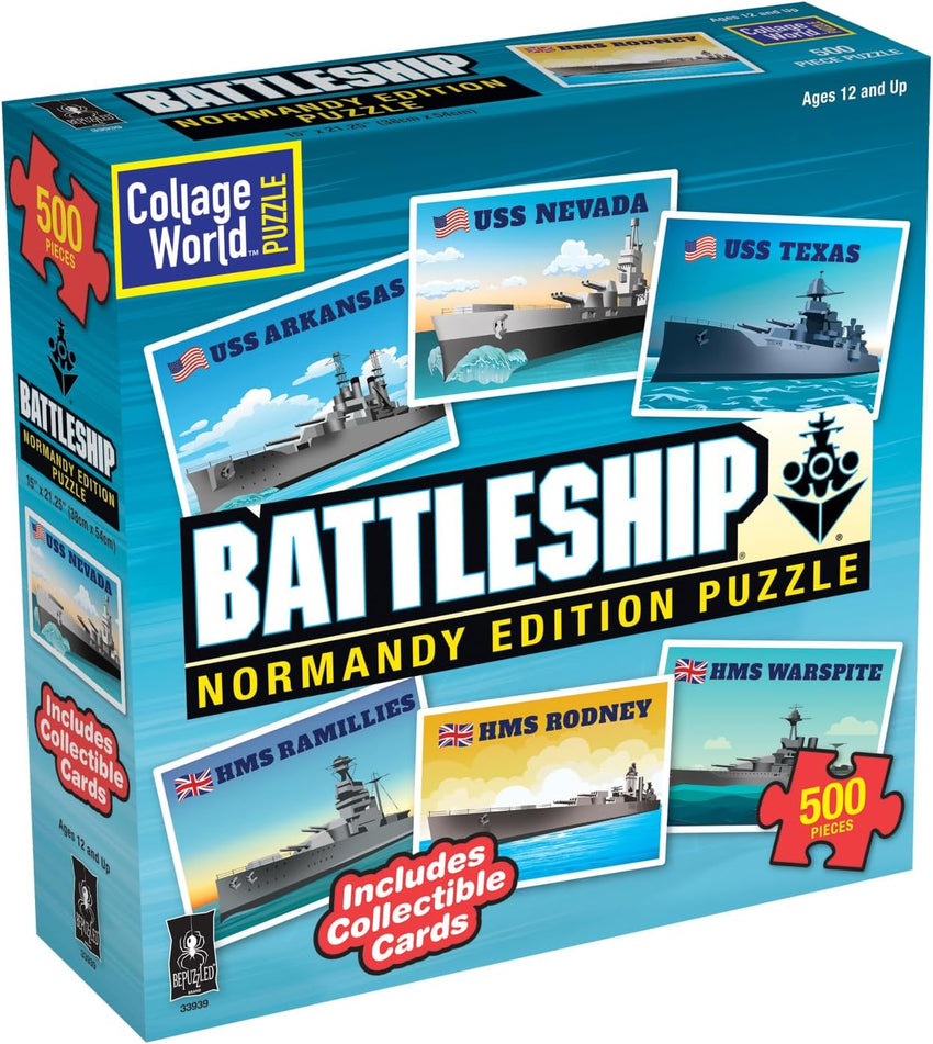 Collage World: Battleship Normandy Edition 500pc Puzzle