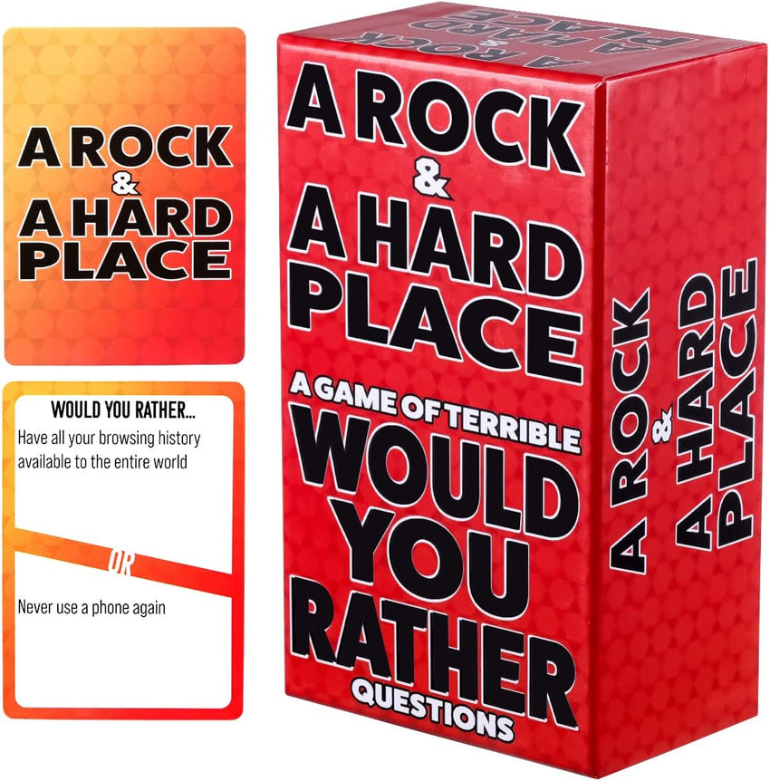 A Rock & A Hard Place: A Game of Terrible Would You Rather Questions
