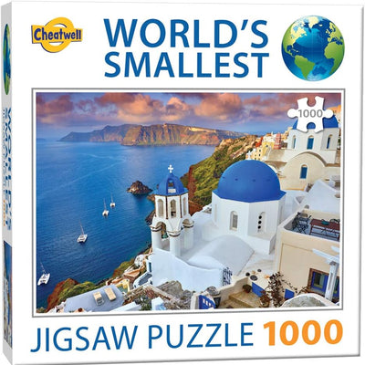 Jigsaw Puzzles, World's Smallest: Santorini 1000pc Puzzle
