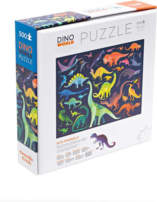 Jigsaw Puzzles, Crocodile Creek: Dino World 500pc