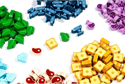 Accessories, Flamecraft: Wooden Resource Tokens