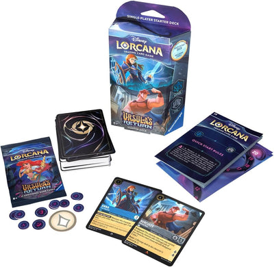 On Sale, Disney Lorcana TCG: Ursula's Return Starter Deck Sapphire and Steel