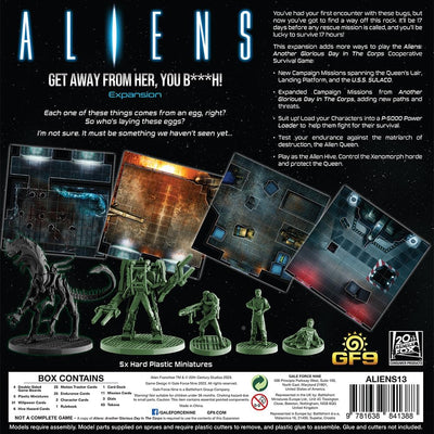 Miniatures, Aliens: Another Glorious Day in the Corps – Get Away From Her You B***h! Expansion