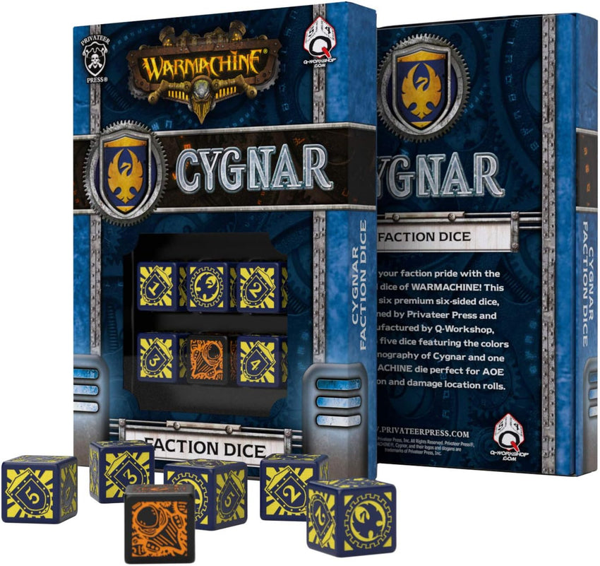 Warmachine: Cygnar Faction Dice