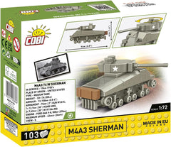 COBI M4A3 Sherman Tank 103pc