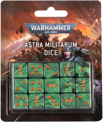 Accessories, Warhammer 40000: Astra Militarum Dice 15