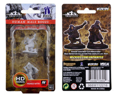 Pathfinder Deep Cuts Unpainted Miniatures: Human Male Rogue