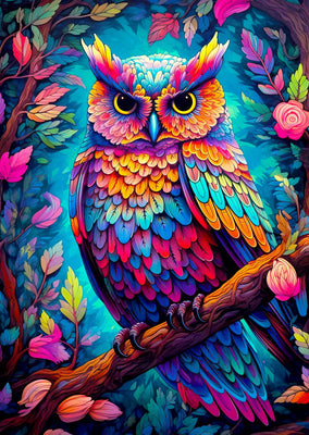 Jigsaw Puzzles, Enjoy Puzzle: Dazzling Owl 1000pc Puzzle