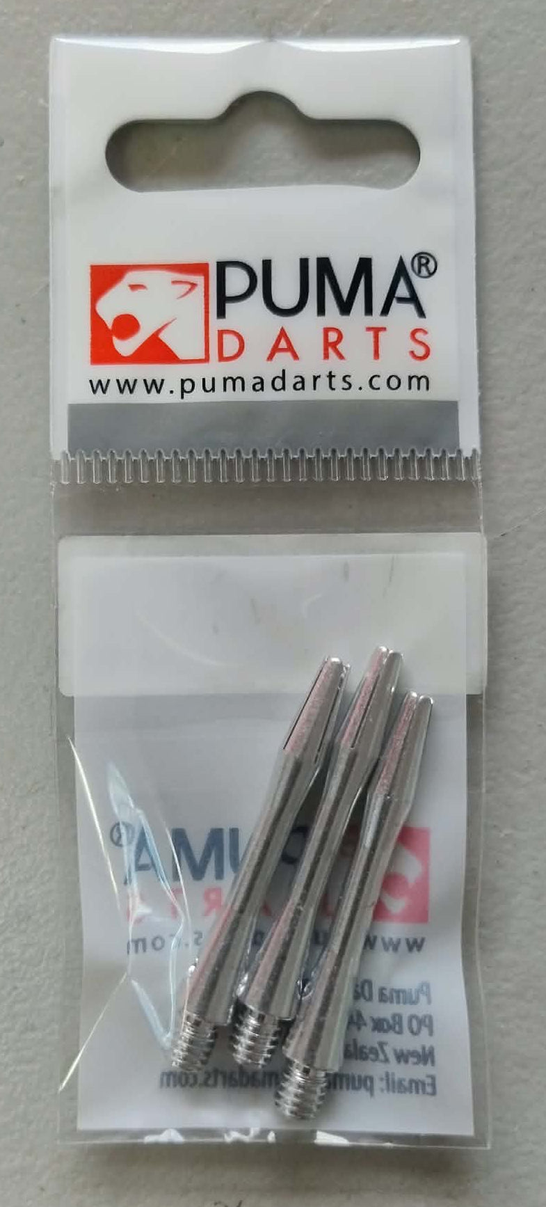 Puma Darts: Aluminium 2BA Short Shafts 40mm 3 Pack