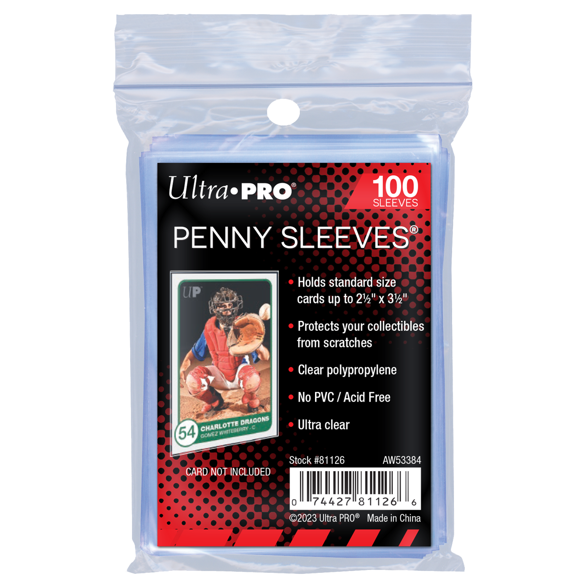 2 1 2 x 3 1 2 card sleeves Ultra Pro: Penny Sleeves 2-1/2 Inch x 3-1/2 Inch 100 Pack – Game Centre Nz