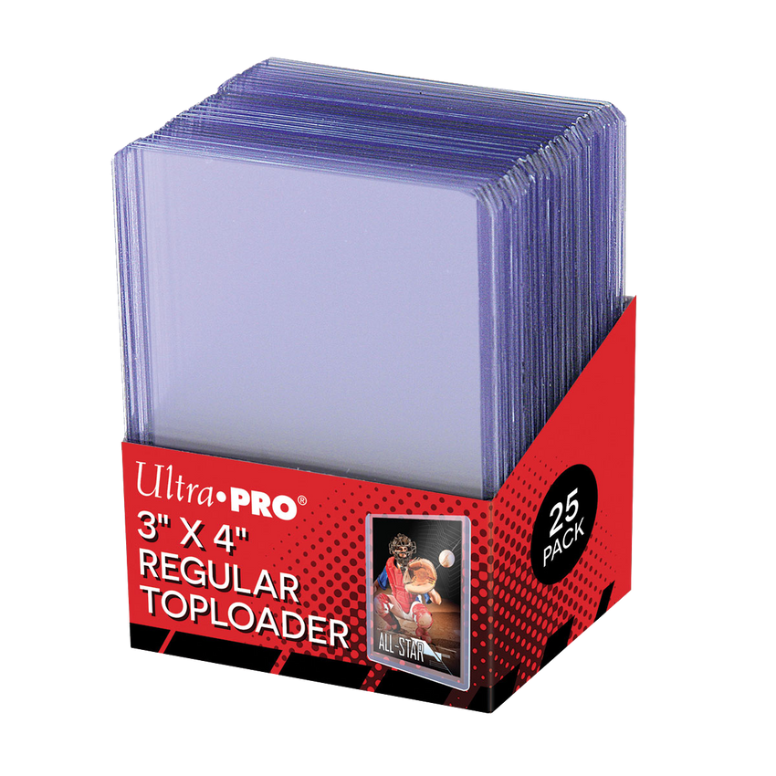 Ultra Pro: Clear Regular Toploader Sleeves 25 Pack