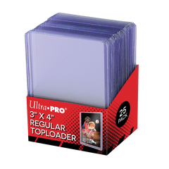Ultra Pro: Clear Regular Toploader Sleeves 25 Pack