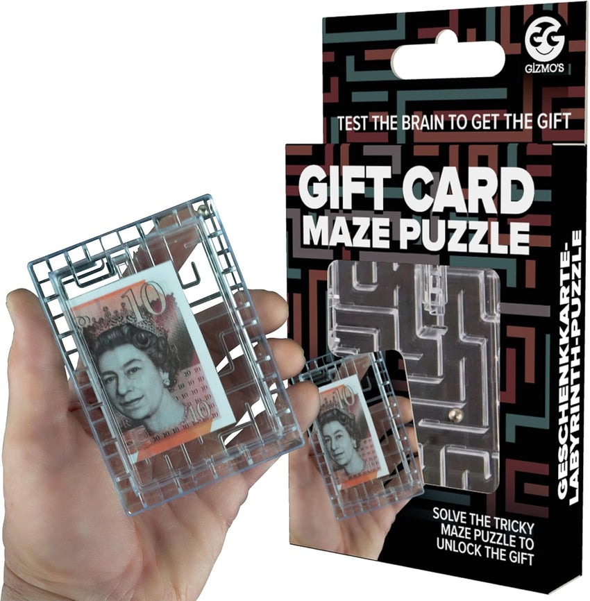 Gift Card Maze Puzzle