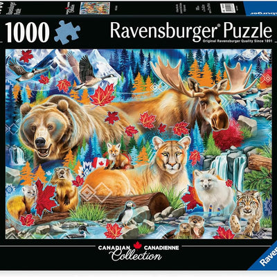 Jigsaw Puzzles, Ravensburger: Wild Canada 1000pc Puzzle