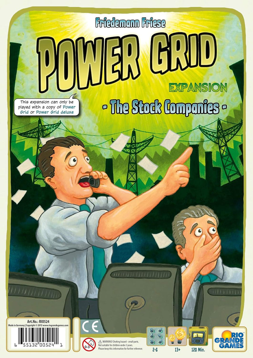 Power Grid: The Stock Companies Expansion