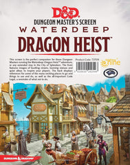 D&D Waterdeep Dragon Heist DM Screen